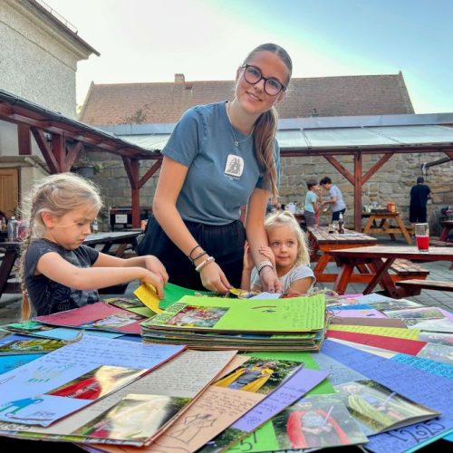 Promítání táborových vzpomínek